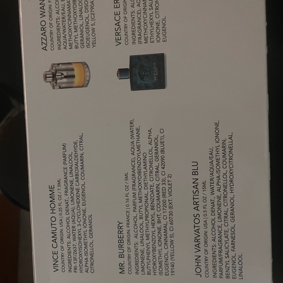 New 5pc Versace men's fragrance set with assorted luxury scent options - Picture 2 of 4